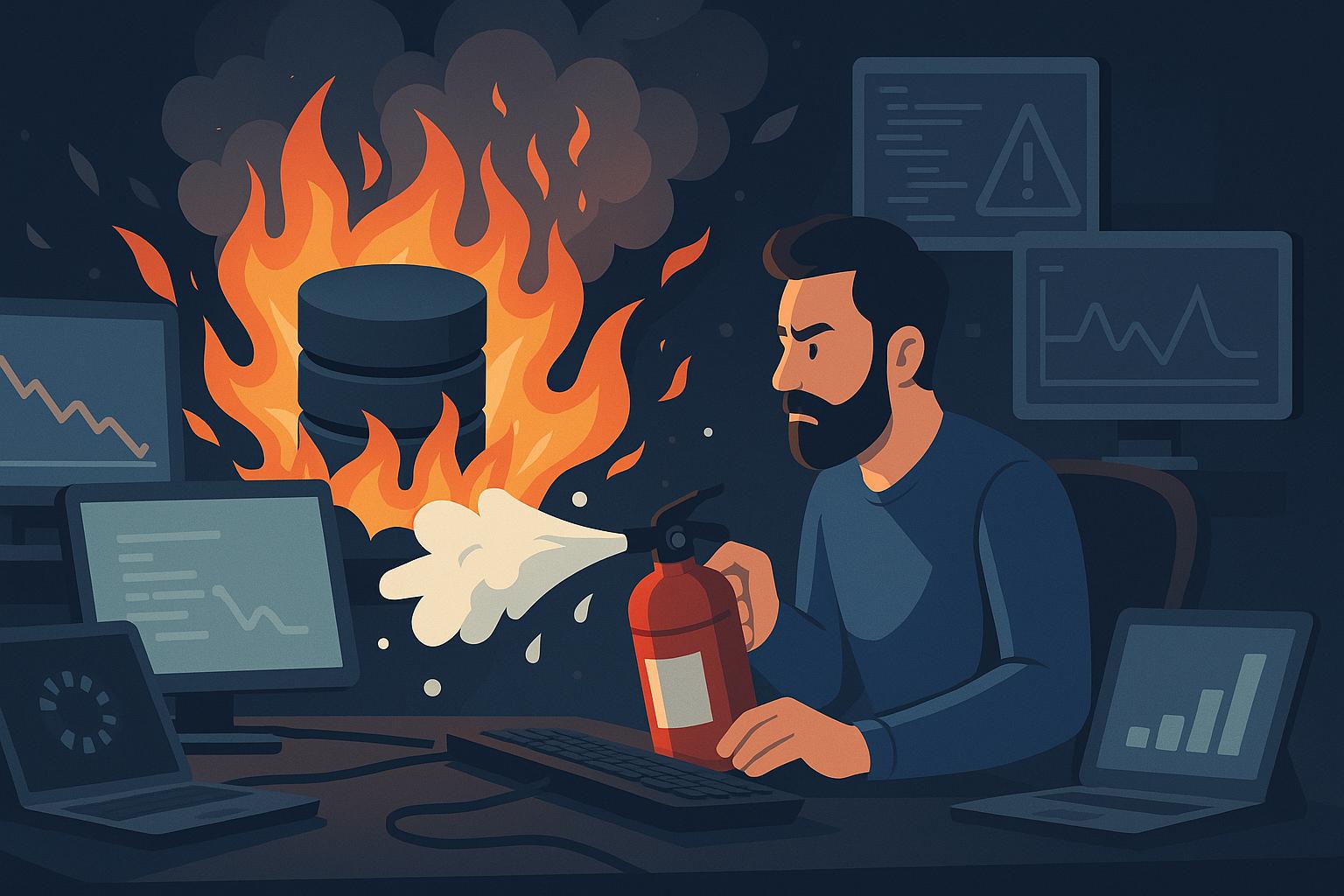 incêndio banco de dados
