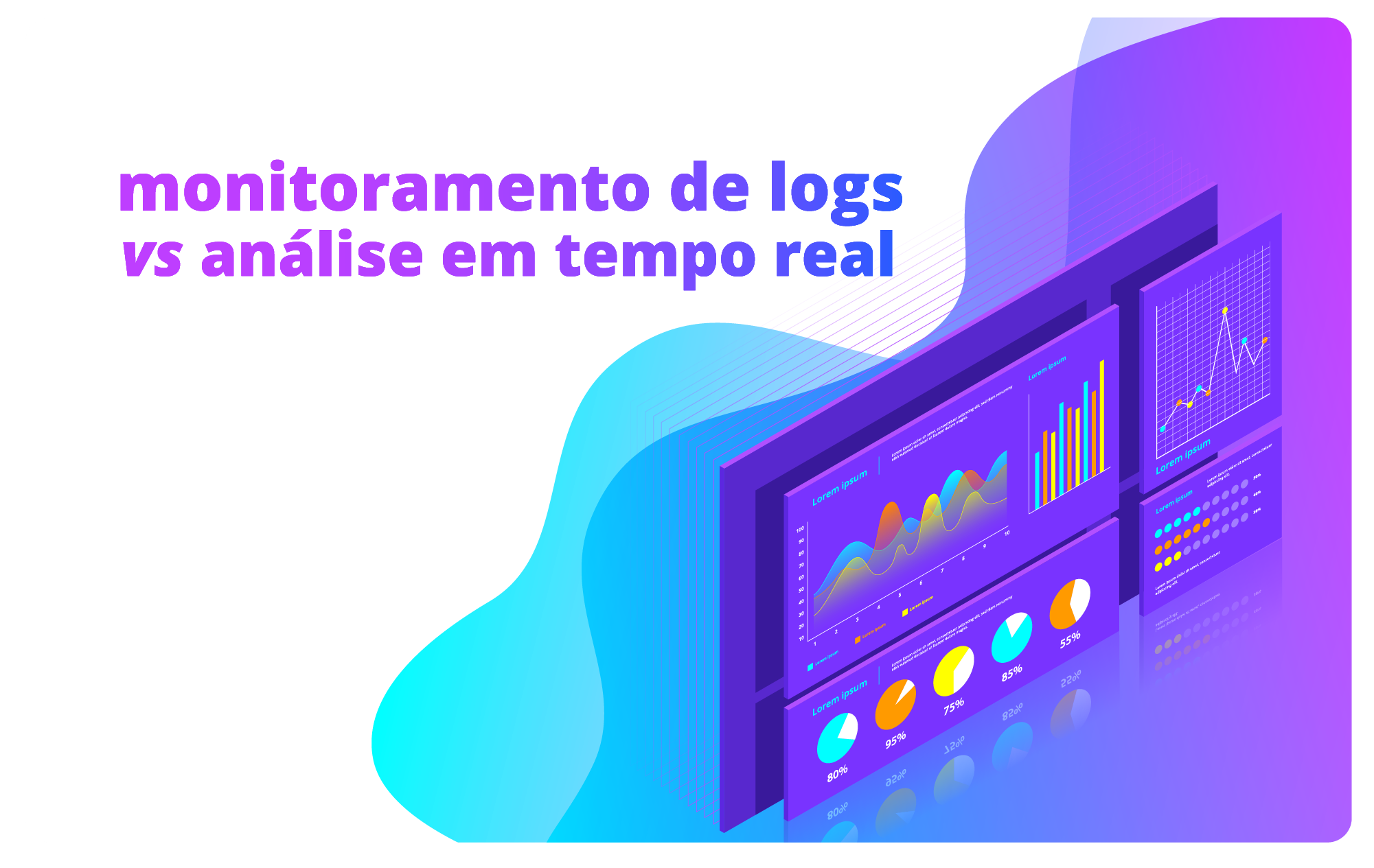 Diferença entre monitorar log e tempo real